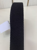 Gurtband schwarz 3cm