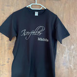 T-Shirt schwarz "Iserfeller Mädche"(Fruit of the Loom)