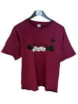 T-Shirt burgunderrot "Skyline Eiserfeld" (Fruit of the Loom)