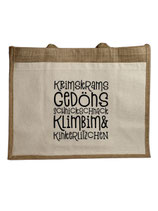 Jute Baumwolltasche