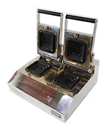 MAMMY HOT SAND マミー　業務用ホットサンドメーカー  MHS-1000　2連 100V　※タイマー不良※　現状品