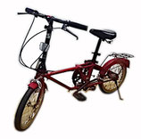 DAHON III  オールドダホン 折りたたみ自転車　レッド　16インチ　現状品 要修理 / DAHON3　ヴィンテージ レトロ クラシック ミニベロ 小径車