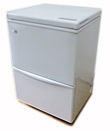 ハイアール　上開き＋ひき出し式冷凍庫 JF-WND120A　（上段：冷凍冷蔵切替可能）　120L　2020年製 / 電気冷凍庫　冷凍ストッカー
