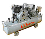 日立 ベビコン　エアーコンプレッサー　3.7P-9.5CV　三相200V　3.7kW　5馬力　125L