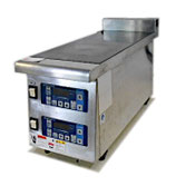 ニチワ　IH石焼ビビンバ　MIRB-1.3WT　単相200V　2022年製 /　専用石鍋無し　/  卓上 2連 IHコンロ