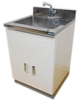 高園産業 SOLNO　1槽シンク  W600×D600×H850mm / 水栓付き 流し台 メディカル 調剤 薬局 病院