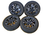 HOT STUFF ホットスタッフ chronus クロノス 15インチ アルミホイール CH-112　15×5.5J 4穴 PCD100 インセット43 / スタッドレスタイヤ ダンロップ　ウィンターマックス 185/65R15 ［4本セット］