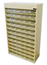 TOSHO　薬剤棚  W600×D255×H1000mm / 錠剤棚 メディカルキャビネット 収納ケース 調剤 薬局 病院