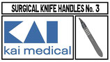 KAI - SURGICAL KNIFE HANDLES No. 3