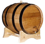 20 Liter Barrel (5 gal 2 pt lqd), black hoop