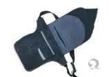 "blau - Blatt -Gürteltasche"