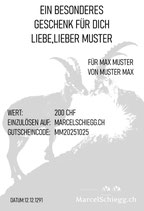 Wertgutschein zum selber ausdrucken