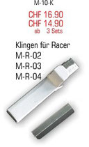 Klingen für Racer , R-02,03,04