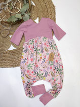 Ballonromper Jersey Blumen Gr. 92