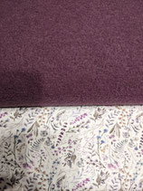 Wollwalkoveral violet/Blumen lila