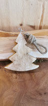 Weihnachtliche Holz-Hängetanne
