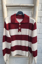STRIPE KNIT POLO
