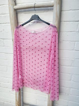POLKA MESH SHIRT