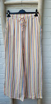 Lange Musselin Hose SORBET STRIPES