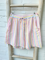 Musselin Shorts SORBETS STRIPES
