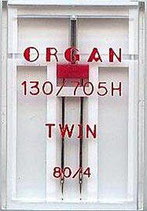 Organ Nähmaschinennadel Twin-Stretch 80 / 4mm
