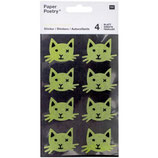 Leuchtsticker Washi Sticker Katze