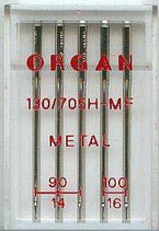Organ Nähmaschinennadel Metal für Metalfäden