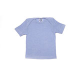 Kinder-Unterhemd 1/4 Arm hellblau 91232