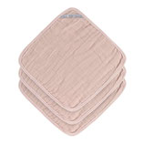 Muslin Waschlappen 3er Pack Powder Pink