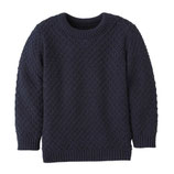 Aran Pullover Indigo