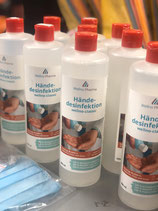Desinfektionsmittel 500ml 0,5L Händedesinfektionsmittel Made in Germany