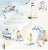 Designpapier - Ein Tag am Meer