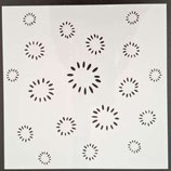 Schablone ‚Hintergrund kleine Funken‘