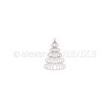 Stanze 'Outline-Tannenbaum mit Stern'