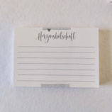 Notizblock „Herzensbotschaft“ A6 quer