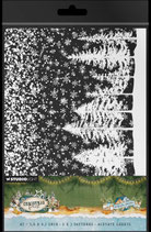 Studio Light - A5 Acetate Sheets - Christmas Forest - Snow & Landscape