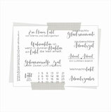 Klarsichtstempel „Adventslicht“