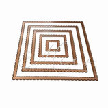 Stanzenset ‚Wellenquadrat aussen‘