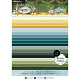 Studio Light • Christmas Forest Uni paper pad Unicolor