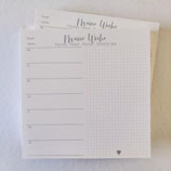 Notizblock „Meine Woche“ 21×21