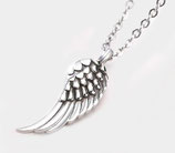 Halskette & Asche Anhänger Angel Wings