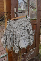 Designer- Minirock, Linen Fog, Rundholz Dip