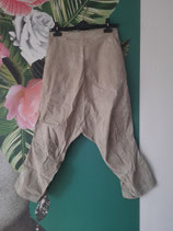 Designer- Hose, Linen Fog, Stretch,  Rundholz Dip