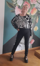 Schmale Designer- Hose, RUNDHOLZ BLACK LABEL