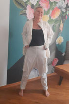 Designer- Hose, Offwhite, RUNDHOLZ BLACK LABEL