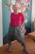 Designer- Hose, Tiefer Schritt, RUNDHOLZ BLACK LABEL