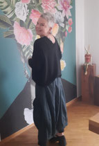 Edler Designer-Pullover, Waschbär, von Rundholz