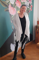 Strickjacke, Bändchengarn, RUNDHOLZ BLACK LABEL