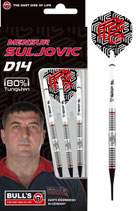 BULL'S Mensur Suljovic D14 80% Tungsten Soft Tip