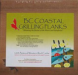 BC Coastal Grilling Planks - 6x6x5/8 Zoll Quad